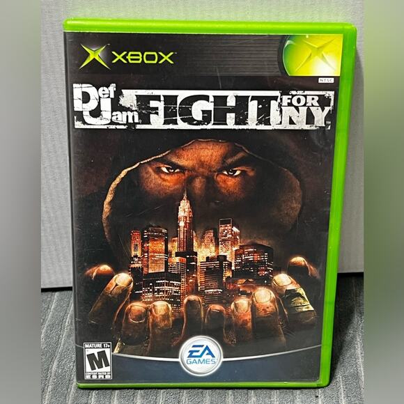 Def Jam: Fight for NY (Microsoft Xbox, 2004) Disc Complete CIB Manual